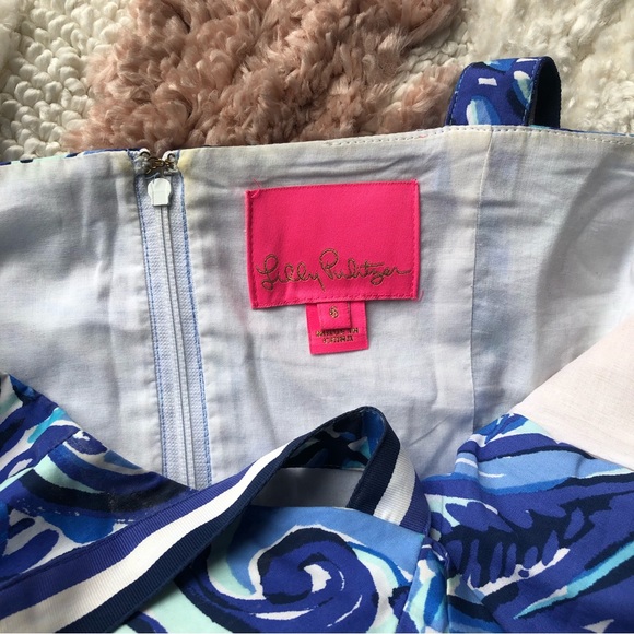 Lilly Pulitzer blue midi dress - Picture 5 of 6